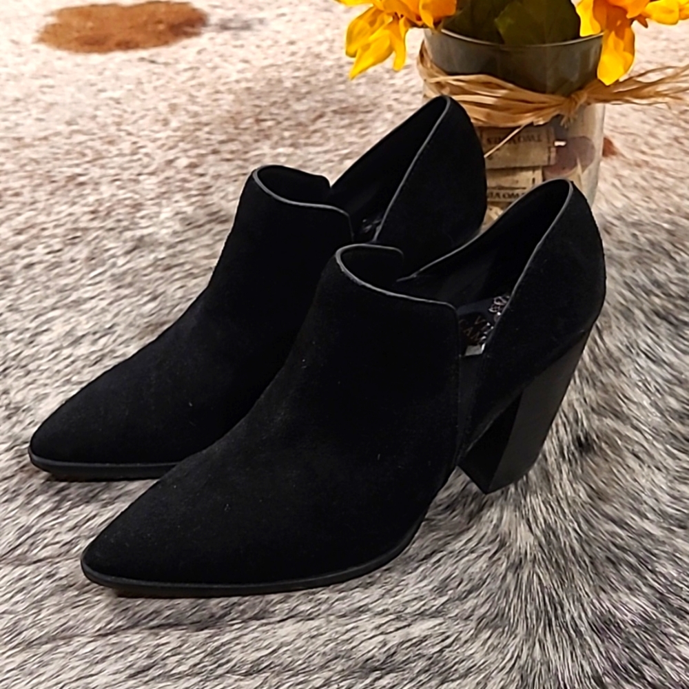 Vince Camuto Black Suede Bootie